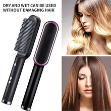 Electric Professional Hair Straightening Brush (Random Color)